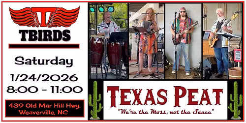 Texas Peat Quartet at T BIRDS in Weaverville