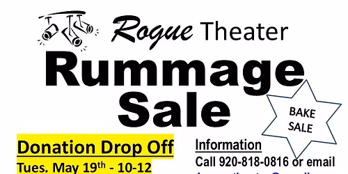 Rogue Theater Rummage Sale