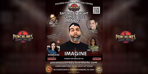 Comedy Live - Imagine, Shari Diaz, Ms. Shade - Hosted By Eric Nieves