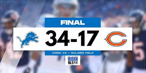 Detroit Lions at Chicago Bears
