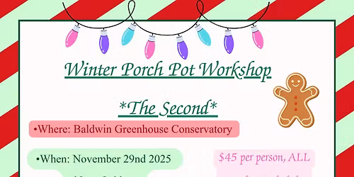 Porch Pot Workshop *The Second*