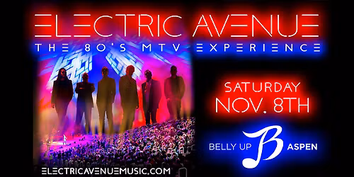 An Evening with Electric Avenue: The 80s MTV Experience