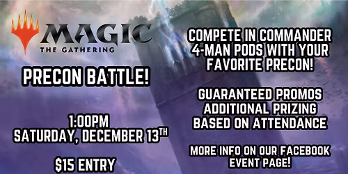 Magic: the Gathering Precon Battle