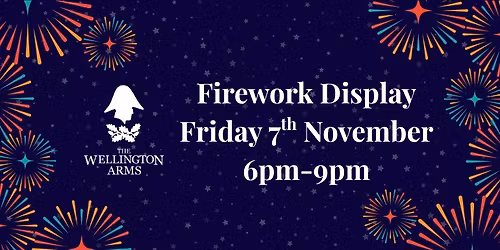 \u2728 Firework Night at The Wellington Arms \u2728