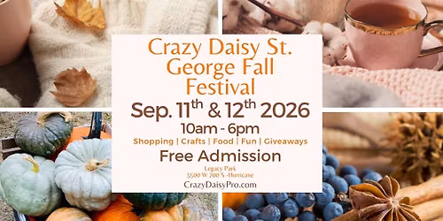 Crazy Daisy St. George Fall Festival