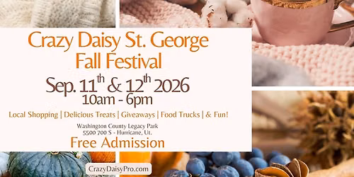 Crazy Daisy St. George Fall Festival