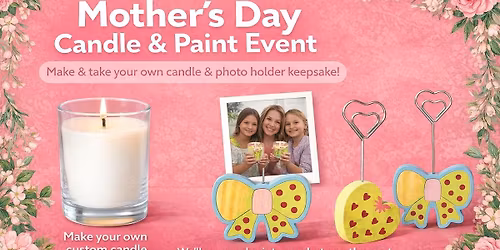 Mother's Day Candles and Painting 