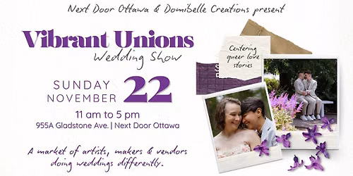 Vibrant Unions Queer Wedding Show