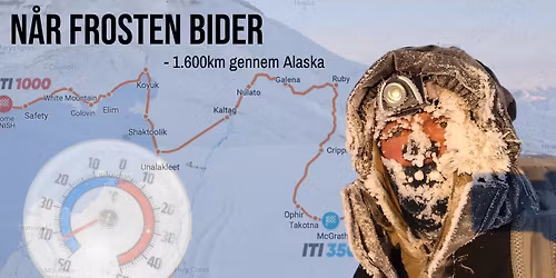 Asbj\u00f8rn Skj\u00f8th Bruun - N\u00e5r frosten bider - 1.600 km gennem Alaska