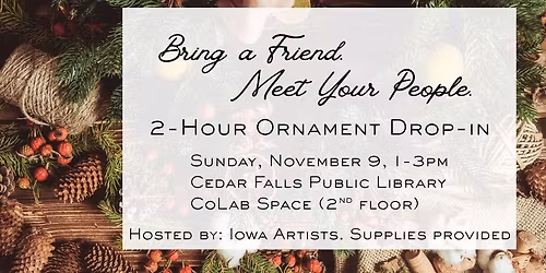 Free Ornament Drop-In (Collage + Folded Paper)