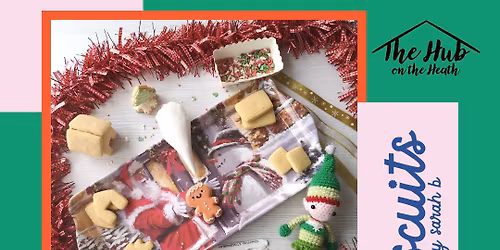 DIY Christmas Biscuit House @ the HUB Cafe