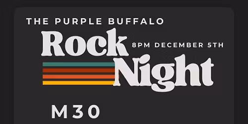 Rock Night @ The Purple Buffalo