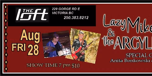 Lazy Mike & the Argyle Jets @ The Loft - Victoria