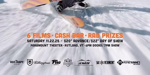 First Stop Ski & Snowboard Film Fest
