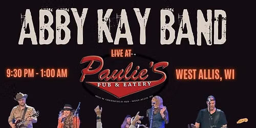 Abby Kay Band live at Paulie\u2019s Pub 8\/22\/2026
