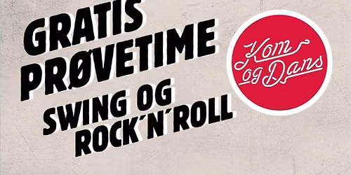 Gratis Pr\u00f8vetime i Holstebro 18.45-20.00 - Swing & Rock'N\u2019Roll - derefter f\u00e6llesdans til 22.00