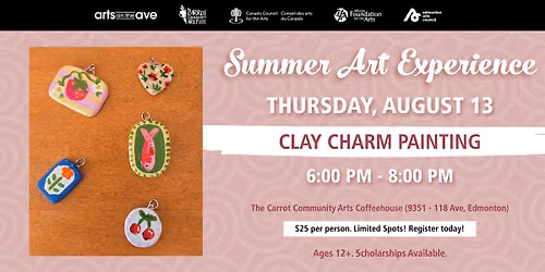 Social Art Experience: Clay Charm Painting