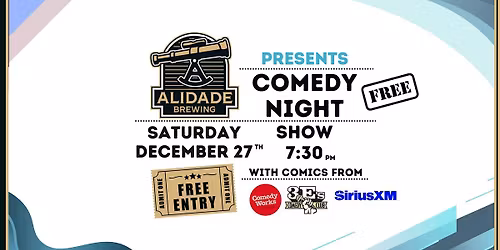 Free Comedy Night at Alidade Brewing