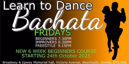 Bachata Learn To Dance - Weymouth Fridays