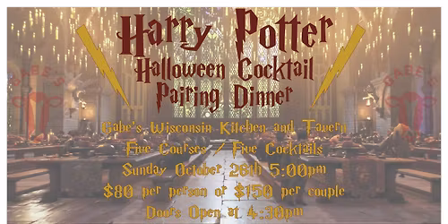 Harry Potter Pairing Dinner