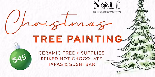 Ceramic Christmas Tree Painting