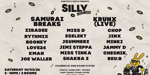 KiKi Day Party w. Samurai Breaks, Krunx & much more