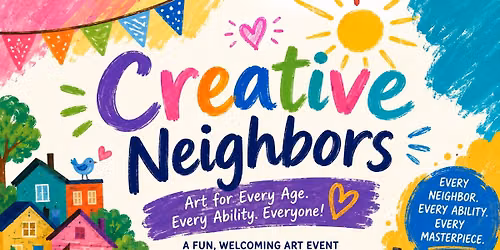 Creative Neighbors: Van Gough inspired art!