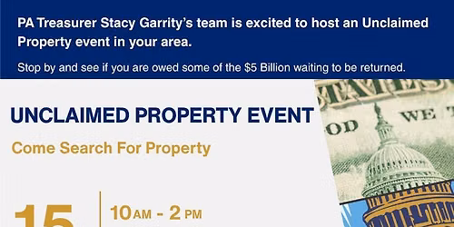 Come Claim Your Unclaimed Property this Summer!