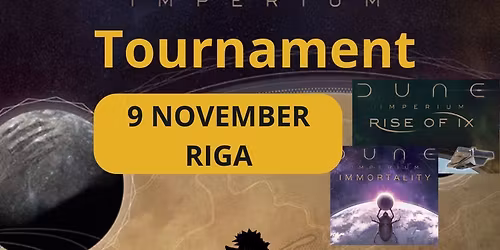 Dune Imperium Tournament 09 November Riga