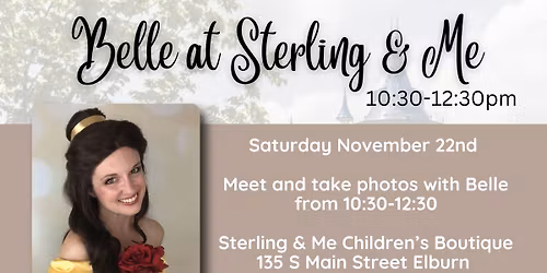 Princess Belle at Sterling & Me