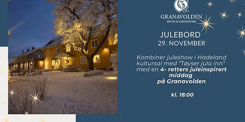 Julebord + juleshow