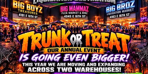 Certified auto sales annual trunk or treat is moving this year 