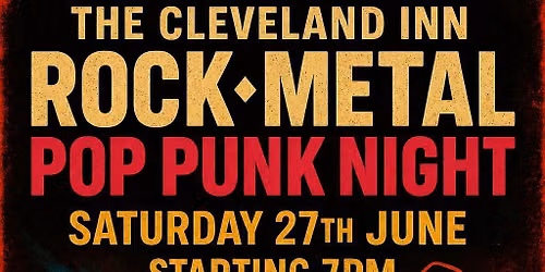 Rock-Metal-Pop Punk Night