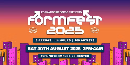 Formfest Festival 2026  5 Arenas : 60 Artist : 12hours