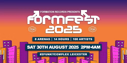 Formfest Festival 2026  10 Arenas : 100 Artist : 12hours 