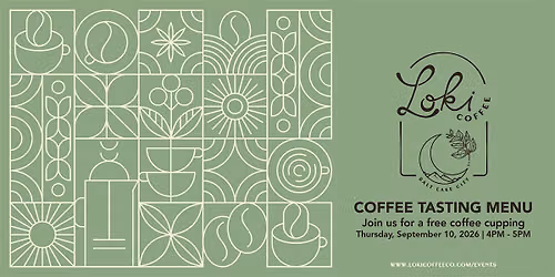 Loki Coffee Tasting Menu!