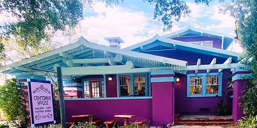 Historic Craftsman House Gallery Porch Party