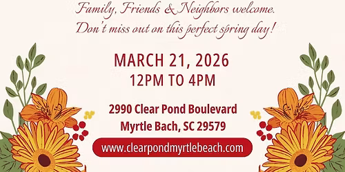 The OFFICIAL 2026 Clear Pond Springtime Market and Festival