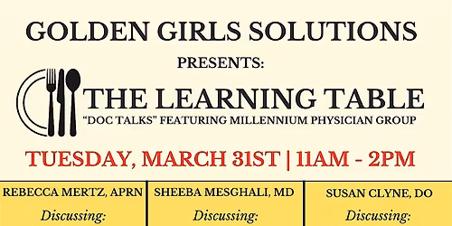 Learning Table: "Doc Talks" featuring Millennium Physician Group