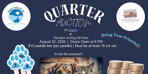Paddles for Paws Quarter Auction