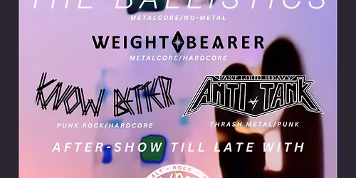 Groblin And The Ballistics, Know Better, Weight Bearer + Anti-Tank 12\/12\/2025