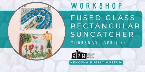 Fused Glass Rectangular Suncatcher