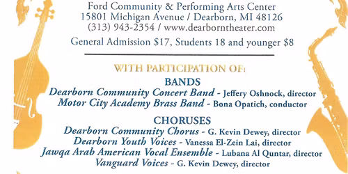 Dearborn Cultural Arts Music Showcase