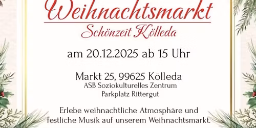 Weihnachtsmarkt Sch\u00f6nzeit K\u00f6lleda
