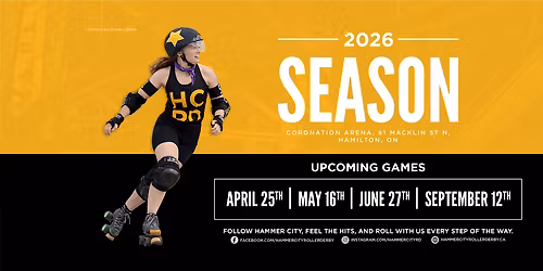 Hammer City Roller Derby's 2026 Season