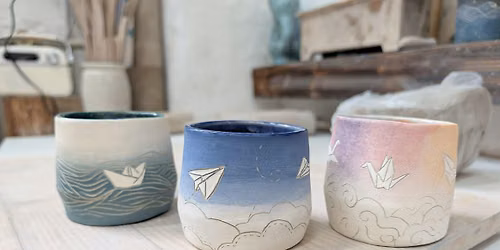 Keramik modellieren & Sgraffito (Engl.)