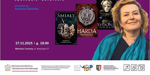 El\u017cbieta Cherezi\u0144ska. Spotkanie autorskie