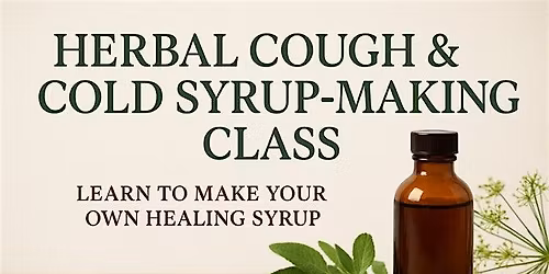 Herbal Medicine Making: Cough + Cold Syrup