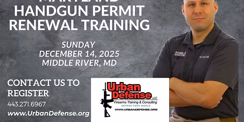 Maryland Handgun Permit Renewal Training