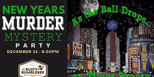 As the Ball Drops New Year's Murder Mystery Party